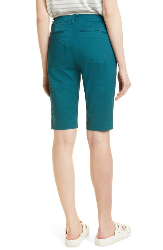 Vince Coin-pocket Cotton Bermuda Shorts In Dk Blue Waltz