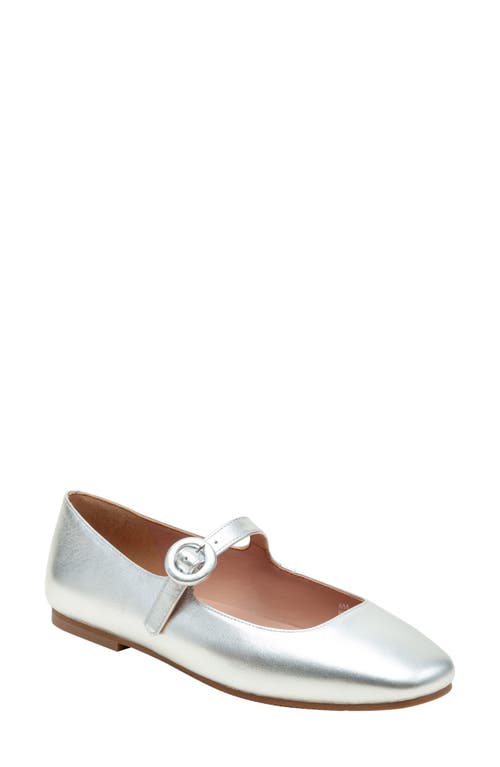 Marley Mary Jane Flat in Silver