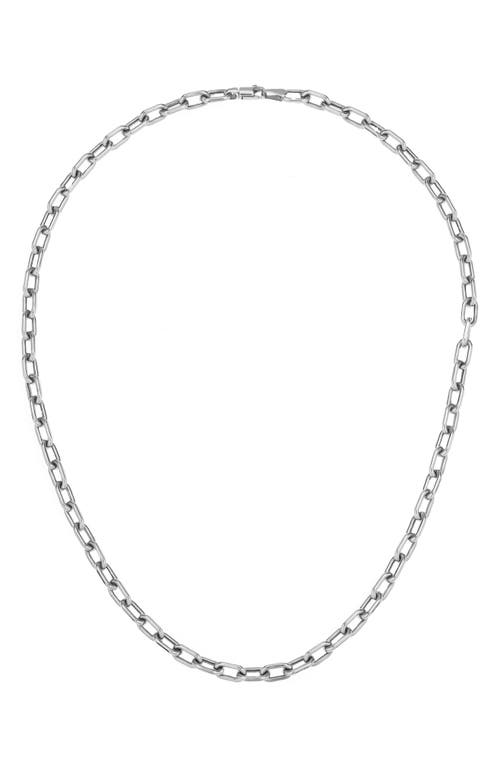 Shop Adina Reyter Link Chain Necklace In Silver