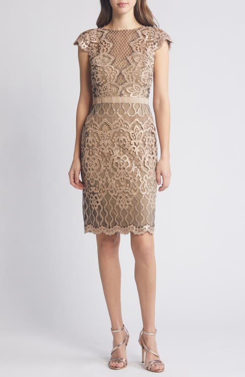 Tadashi Shoji Sequin Lace Body-Con Cocktail Dress at Nordstrom,