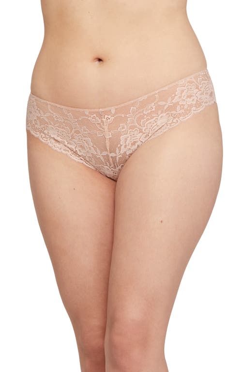 Brazilian Lace Panties in Champagne