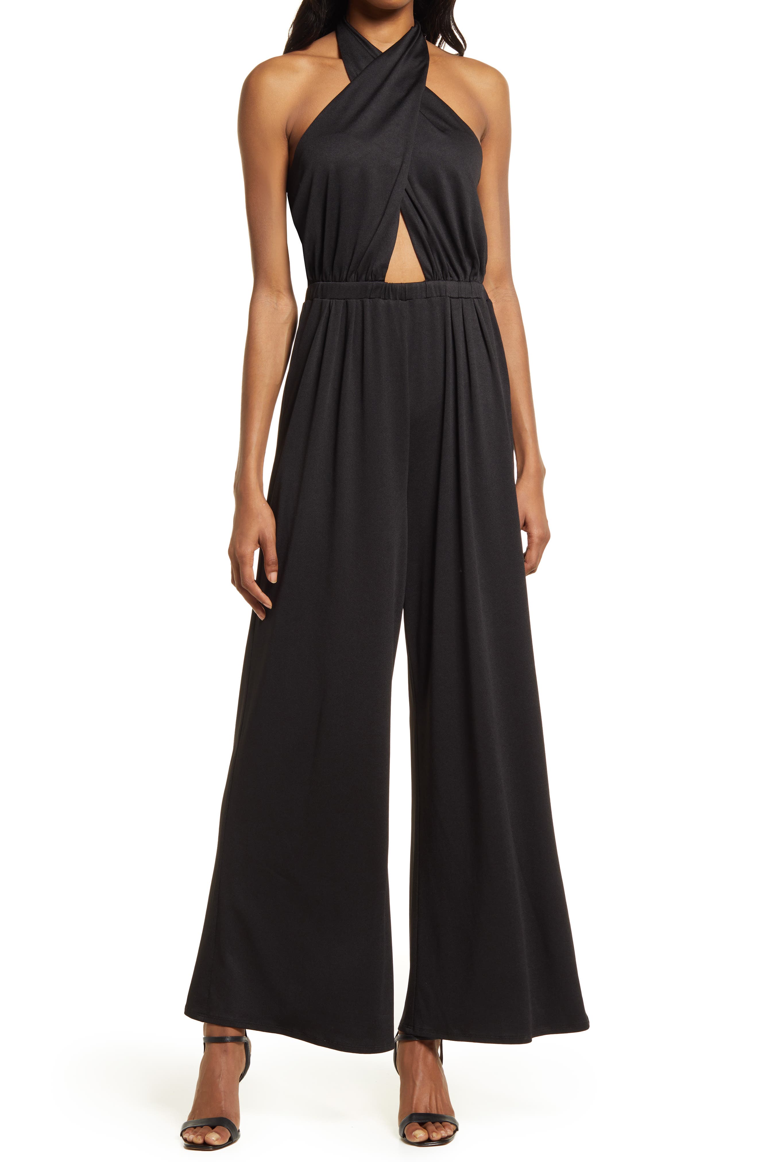 black jumpsuit dress