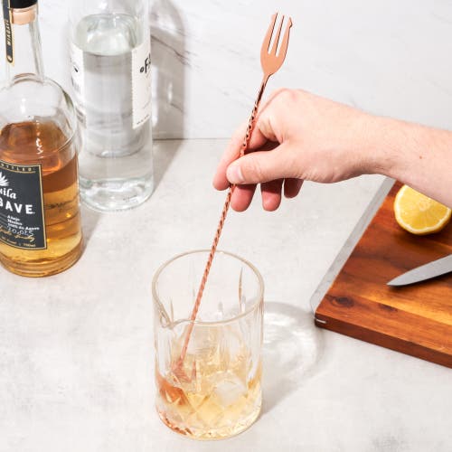 Viski Trident Bar Spoon In Summit