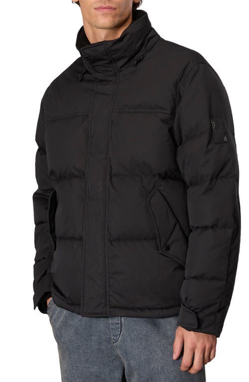 Rag & Bone Bubble Down Puffer Jacket In Jet Black