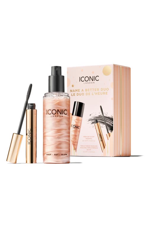 Iconic London Name A Better Duo Prep-set-glow & Mascara Set $51 Value