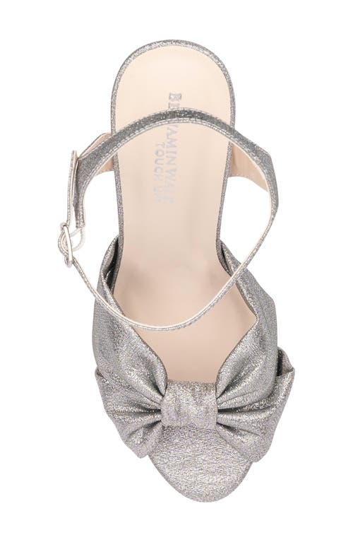 Shop Touch Ups Sailor Ankle Strap Platform Sandal In Pewter