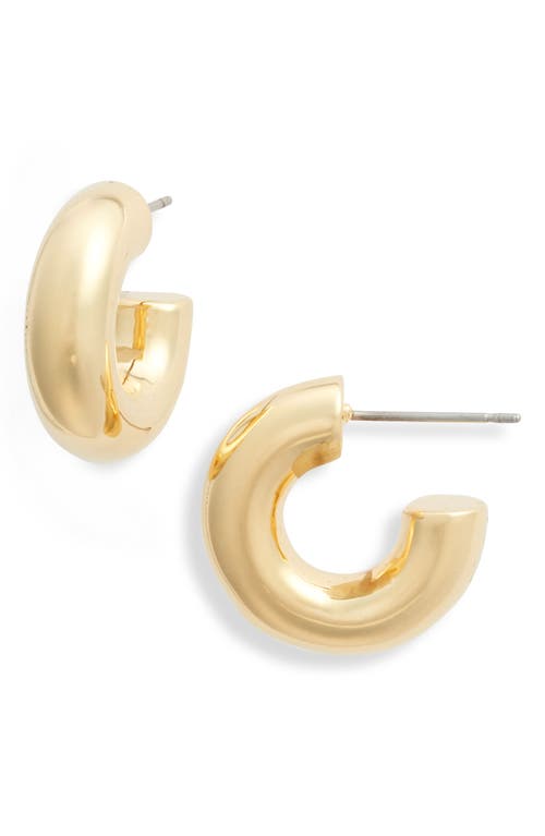 Shop Nordstrom Demi Fine Chunky Hoop Earrings In 14k Gold Plated