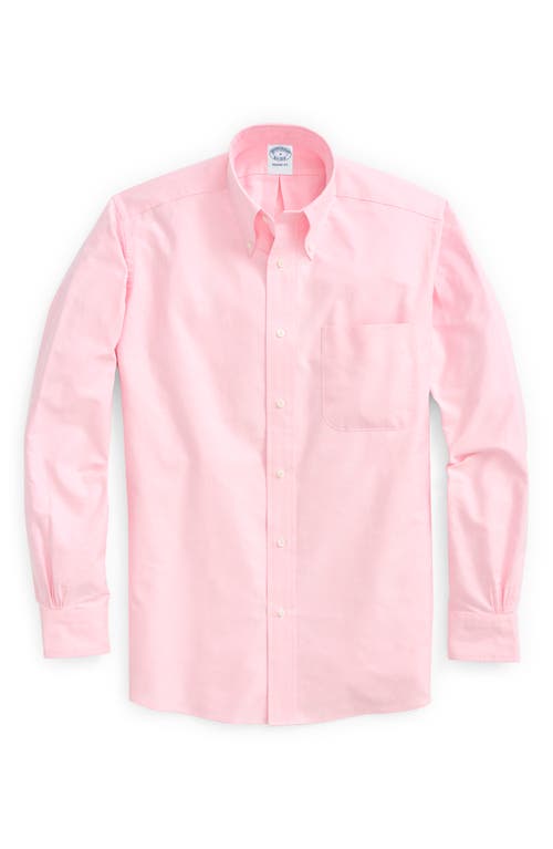 Brooks Brothers Regent Fit Oxford Cotton Button-Down Shirt Solidpink at Nordstrom,