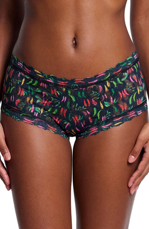 Shop Hanky Panky Print Boyshorts In Extra Spice