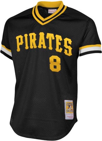 Mitchell & Ness Men's Mitchell & Ness Willie Stargell Black Pittsburgh  Pirates Cooperstown Collection Big & Tall Mesh Batting Practice Jersey
