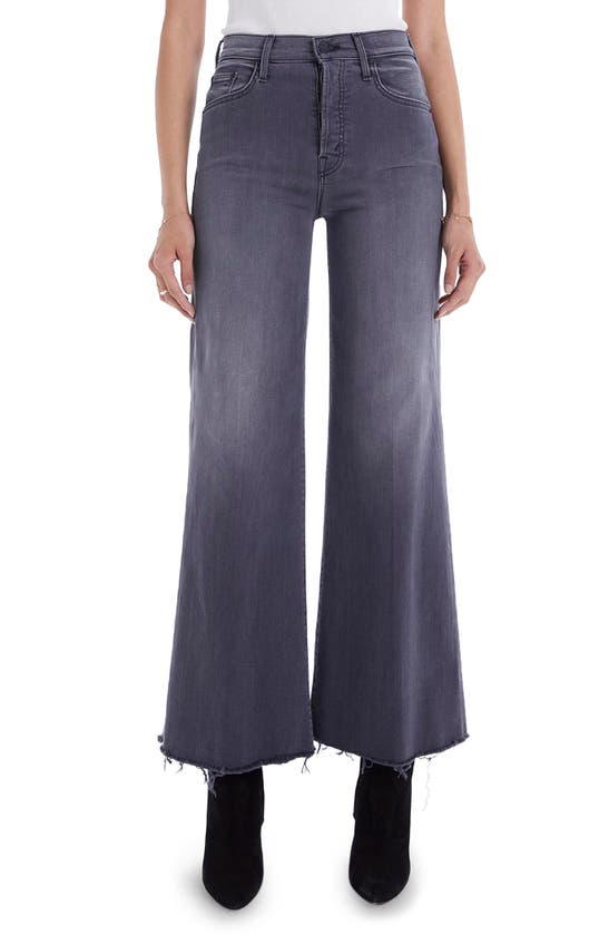 MOTHER THE TOMCAT ROLLER FRAYED WIDE LEG JEANS