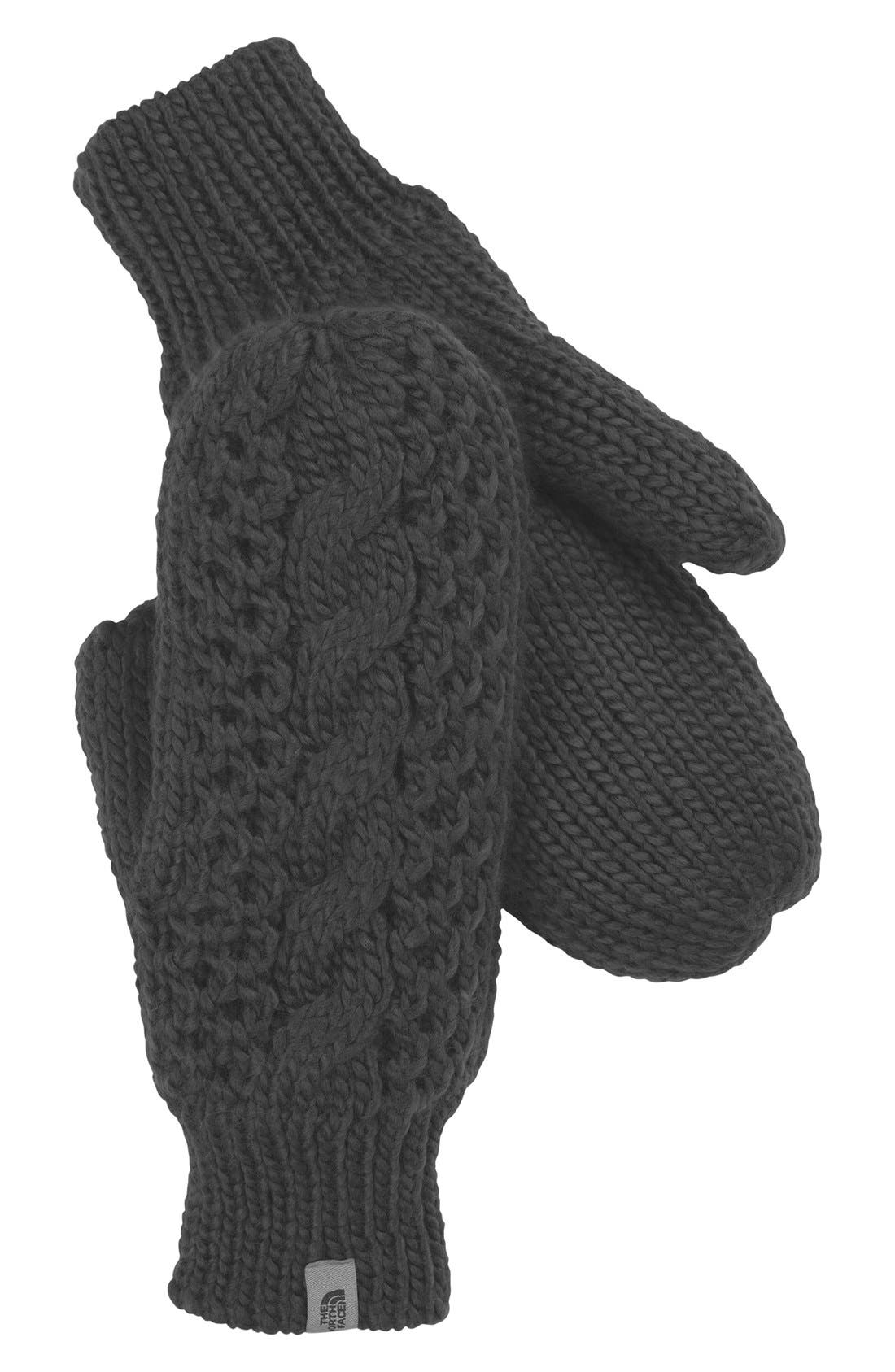 The North Face Cable Knit Mittens Nordstrom