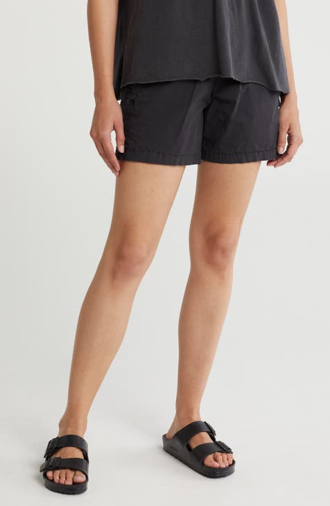 Stretch Cotton Poplin Shorts