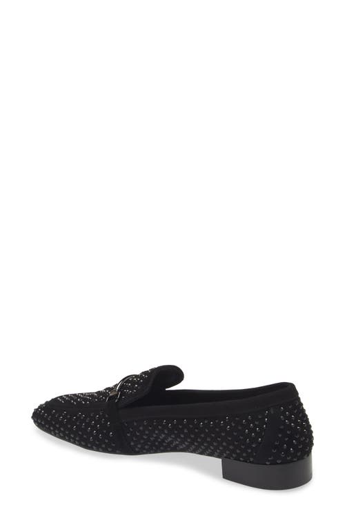 Shop Koko + Palenki Sabine Bit Loafer In Black Suede