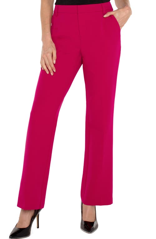 Shop Liverpool Kelsey Flare Stretch Suiting Pants In Star Ruby