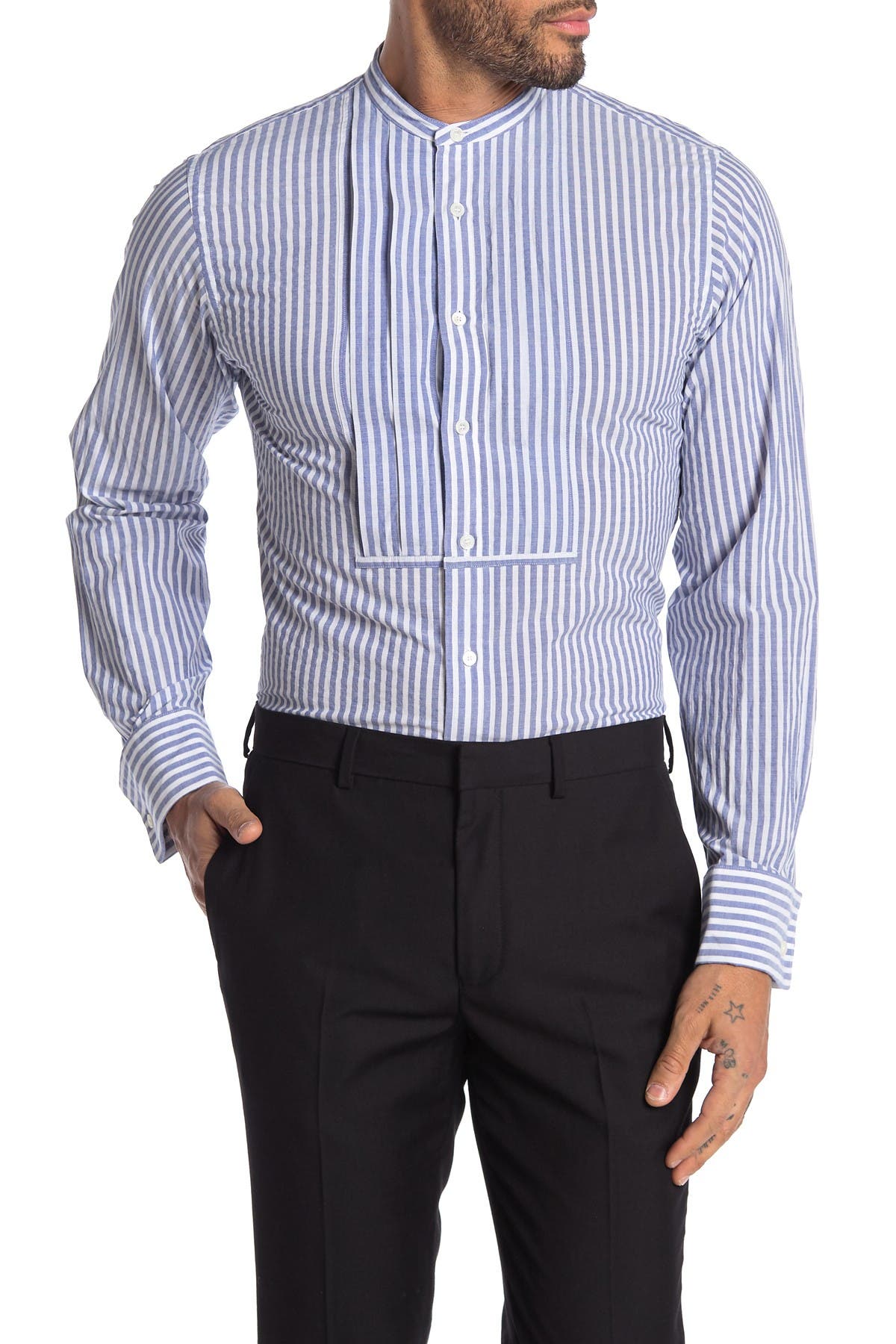 burberry white button down shirt