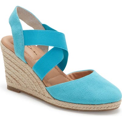 Me Too Brinley Espadrille Wedge- Green