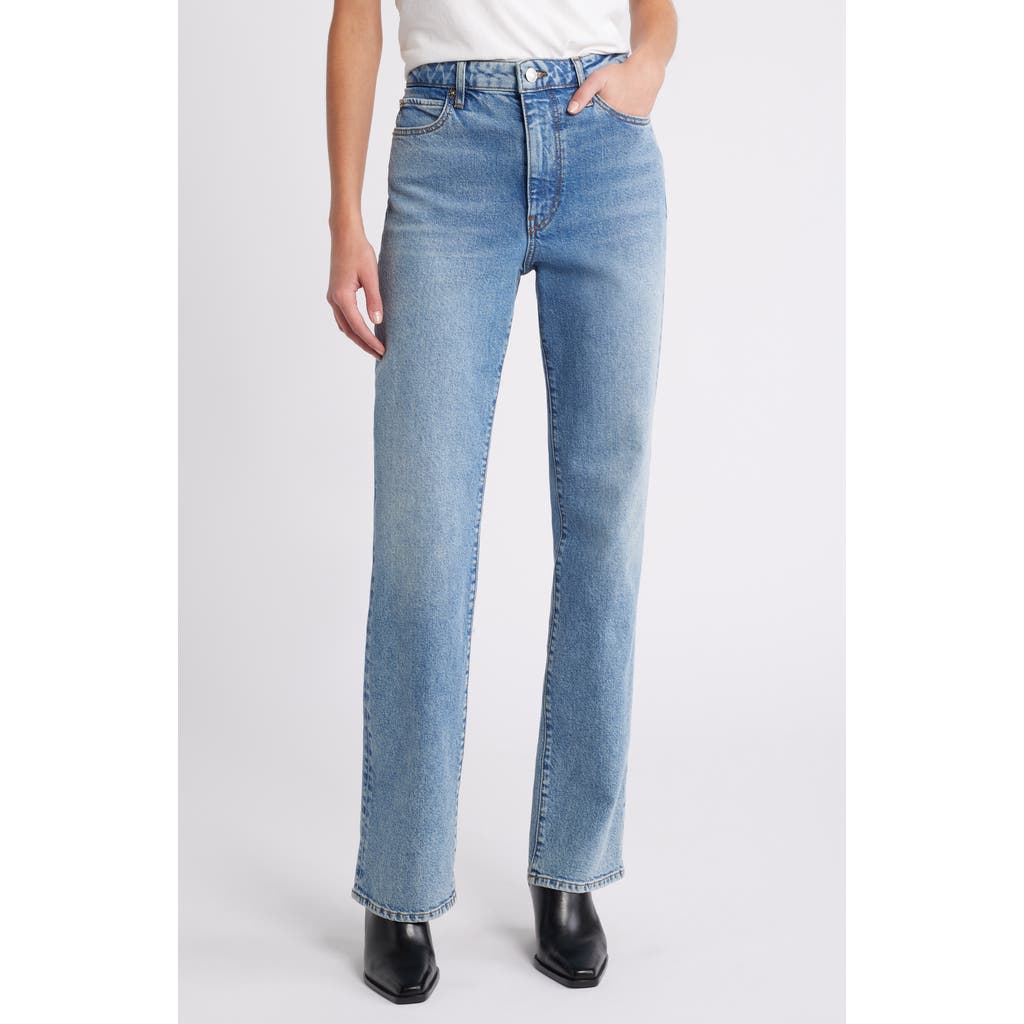 FRAME FRAME THE RULER HIGH WAIST STRAIGHT LEG JEANS