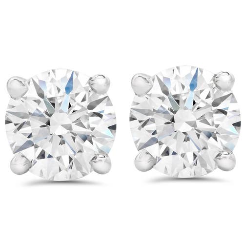 Bliss Diamond Certified 5ct Tw Diamond Studs Screw Backs 14k White Gold Lab Grown In 14k White Gold