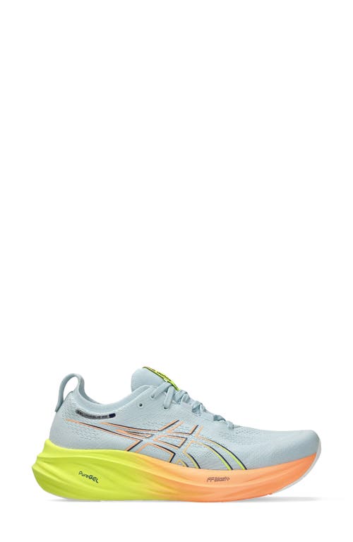 Shop Asics ® Gel-nimbus® 26 Paris Running Shoe In Cool Grey/safety Yellow