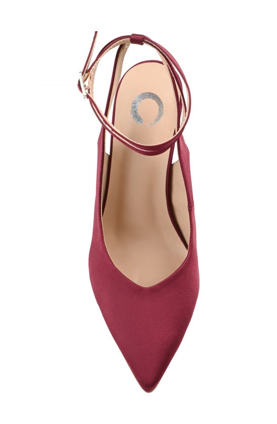 Journee Collection Marcella Pump In Wine