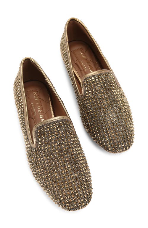 Shop Kurt Geiger London Kensington Loafer In Gold