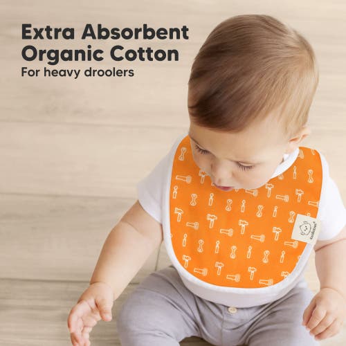 KEABABIES KEABABIES 8-PACK BABY DROOL BIBS