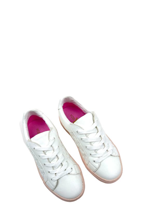 Shop Yosi Samra Kids' Miss Ari Sneaker In White