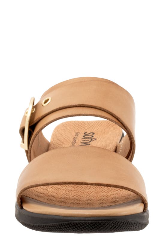 Softwalk Toki Slide Sandal In Tan