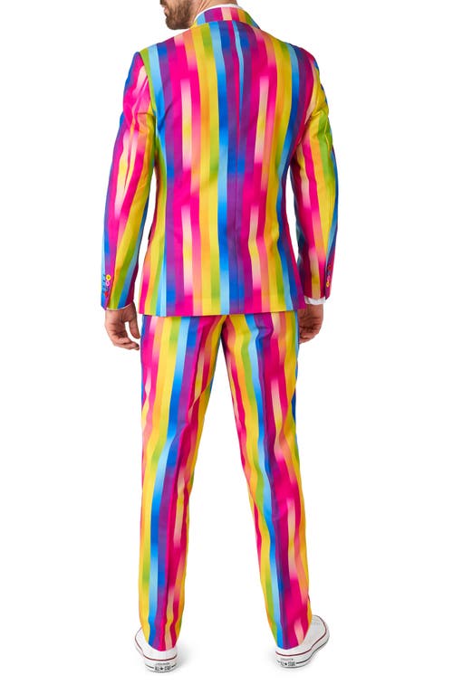 Opposuits Rainbow Glaze 3-piece Tuxedo Set In Multi
