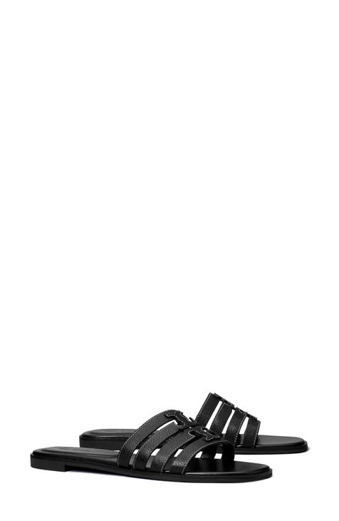 Tory burch black sandals hotsell nordstrom rack