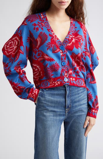 FARM Rio Garden Floral Cardigan