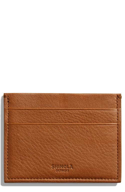 Leather Card Case in Tan