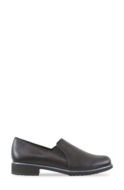 Shop Munro Kam Loafer In Black Leather