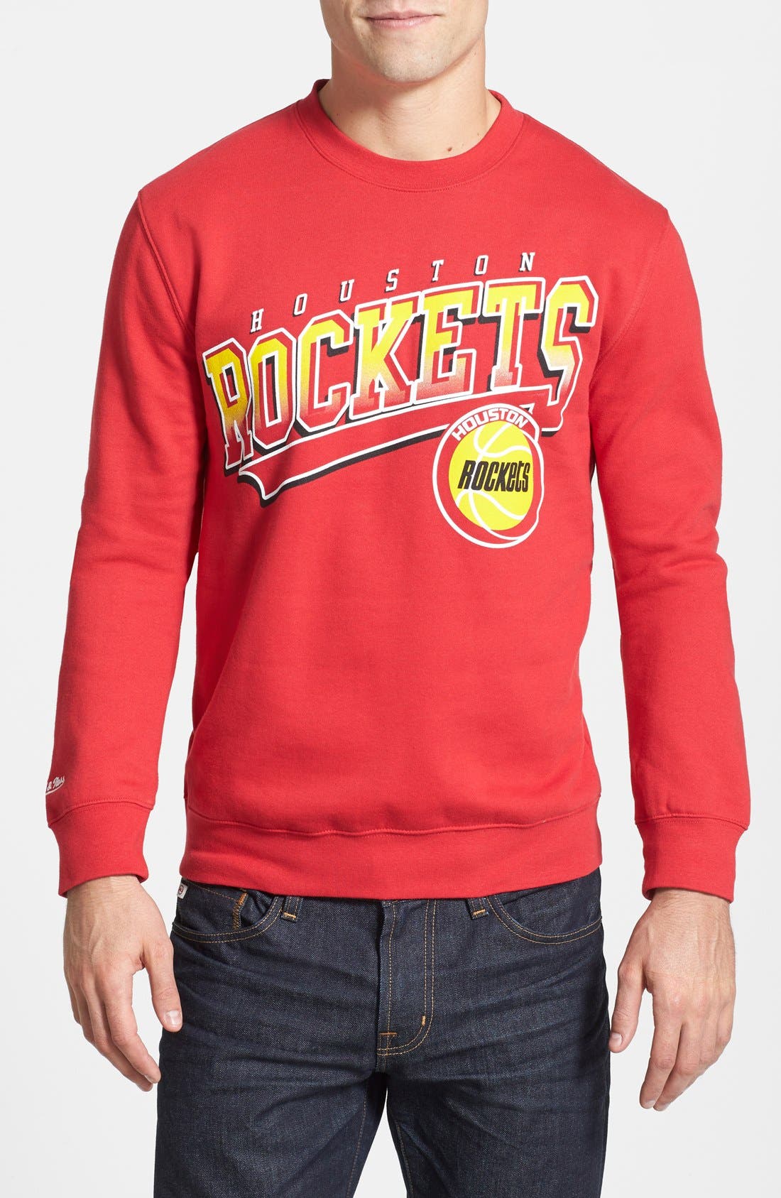 houston rockets crewneck sweatshirt