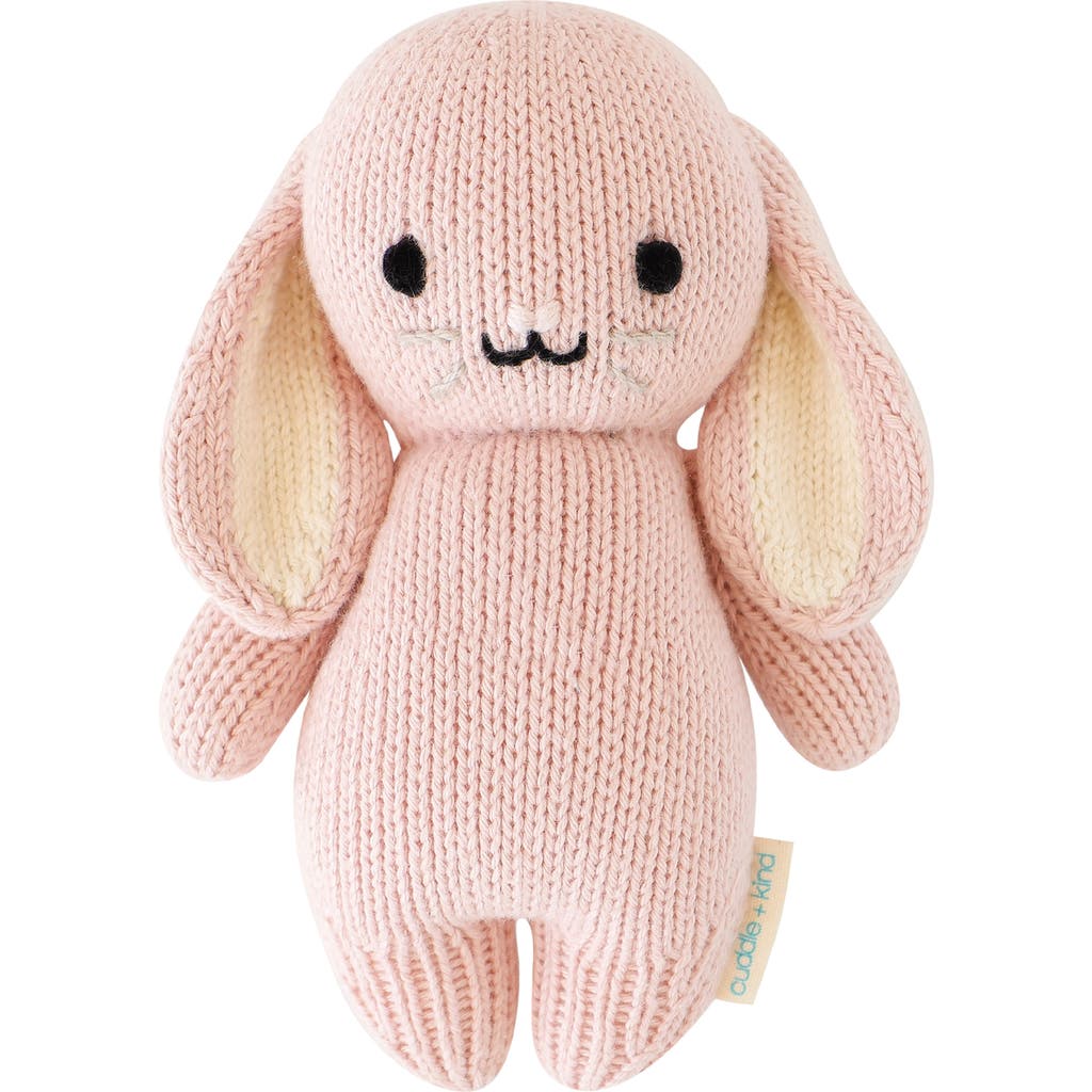 cuddle+kind Baby Bunny Stuffed Animal in Pink