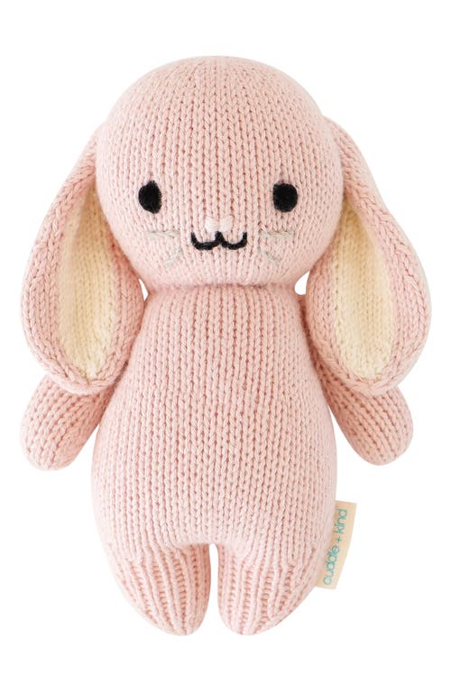 cuddle+kind Baby Bunny Stuffed Animal in Pink