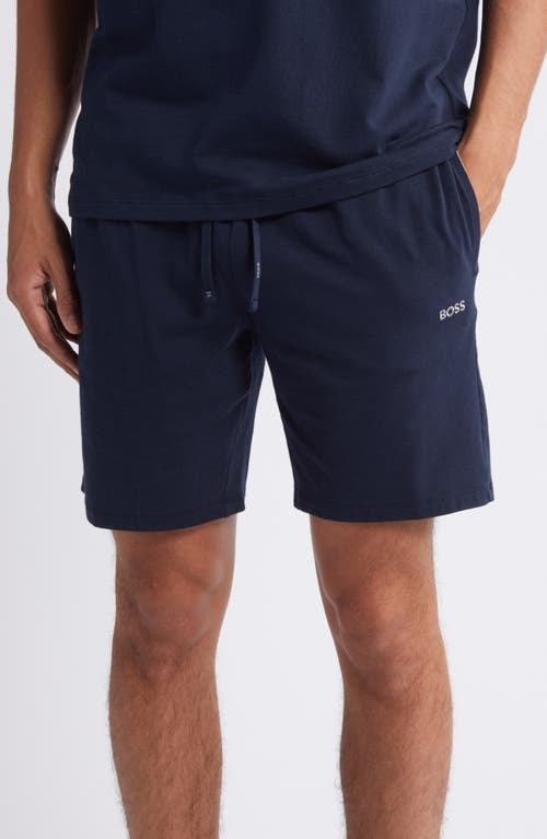 Mix Match Pajama Shorts in Dark Blue