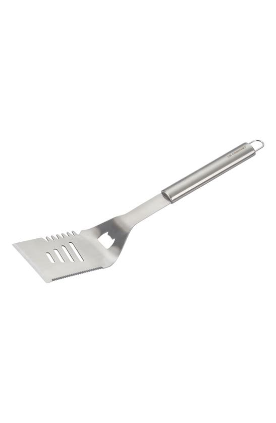 Le Creuset Bbq Slotted Turner Spatula In Stainless Steel