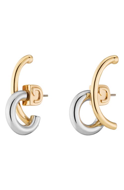 DEMARSON Mini Marisa Earrings in Gold/Silver 