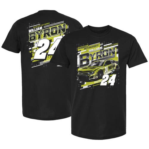 Men's Hendrick Motorsports Team Collection Black William Byron Draft T-Shirt