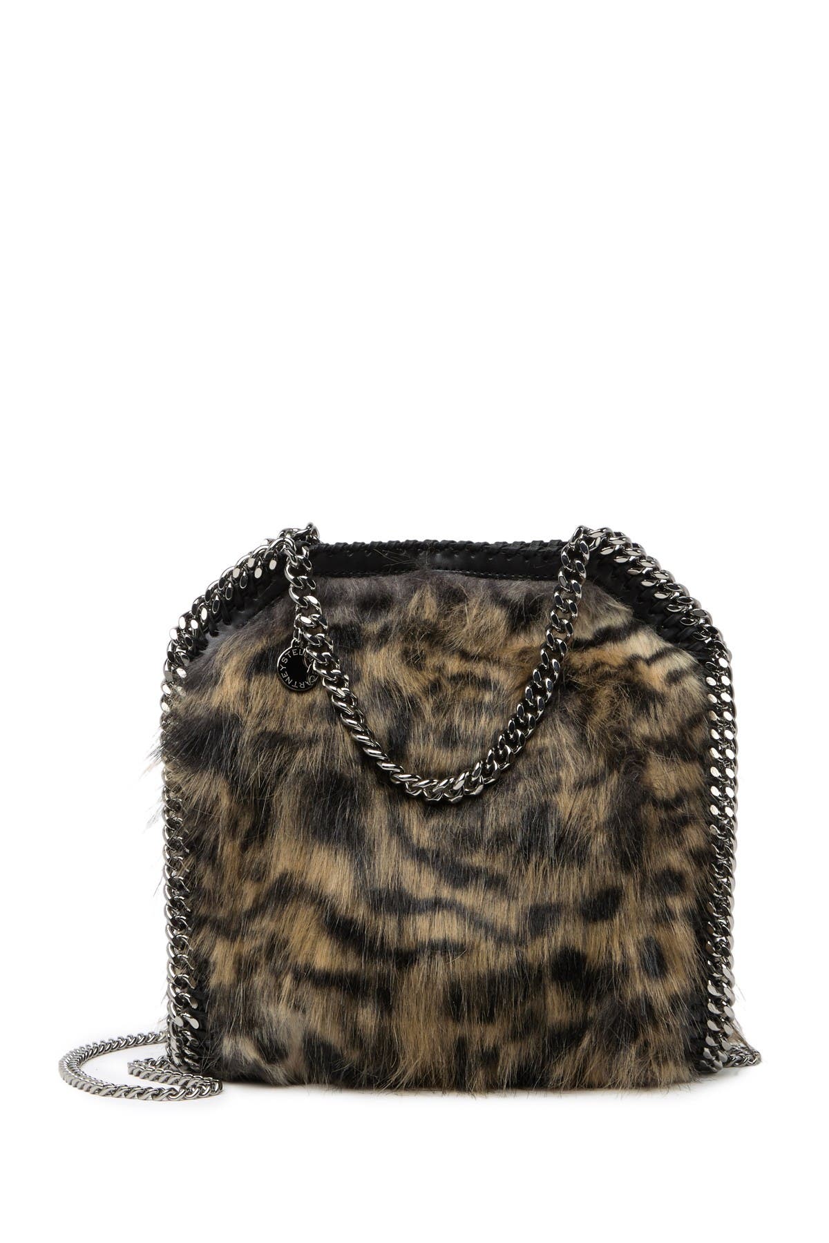 faux fur chain bag