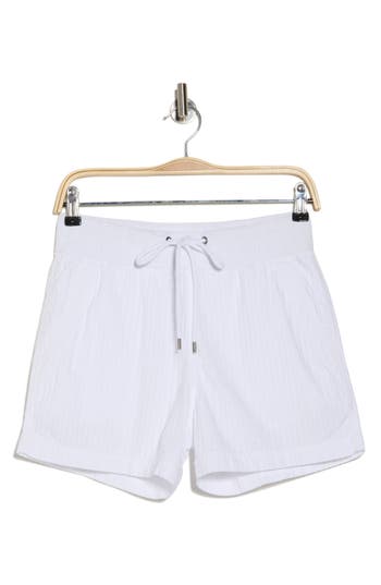 JAMES PERSE JAMES PERSE TEXTURED STRIPE DRAWSTRING SHORTS 