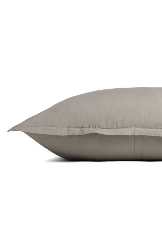 Parachute Percale Sham Set In Putty