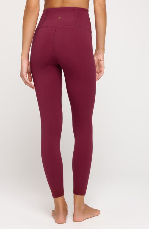 Shop Spiritual Gangster Ada High Waist 7/8 Leggings In Berry