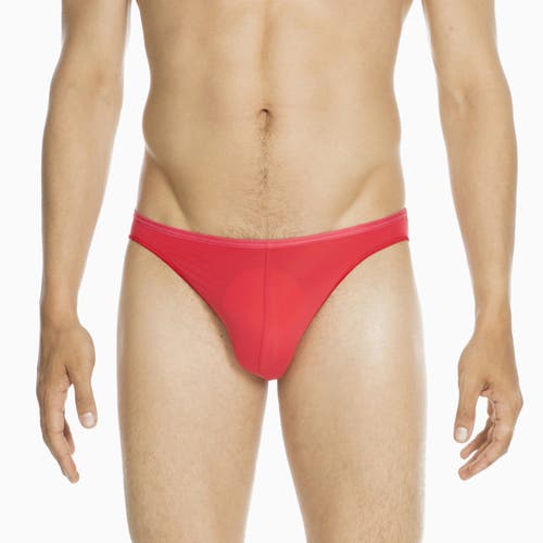 Hom Plumes Micro Brief In Red