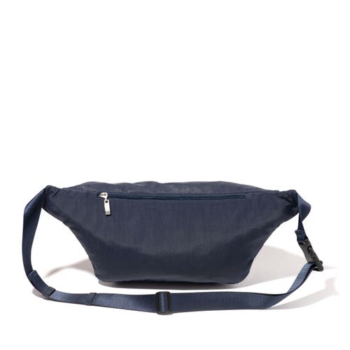 Baggallini Modern Everywhere Large Belt Bag Sling In French Navy