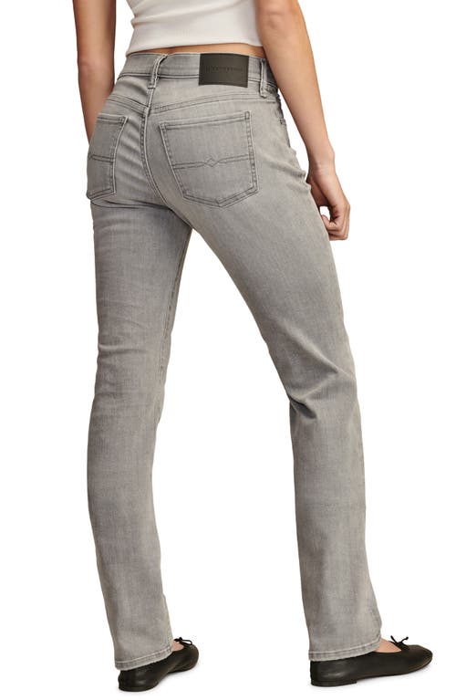 Shop Lucky Brand Sweet Straight Leg Jeans In Pebble Grey Wash