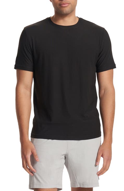 White Premium Performance DryFit Collar T-shirt With Black Tipping