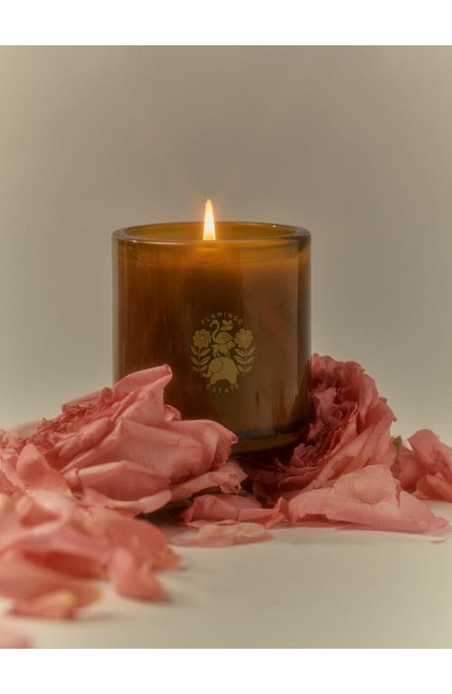 Shop Flamingo Estate Night Blooming Jasmine & Damask Rose Candle In Green